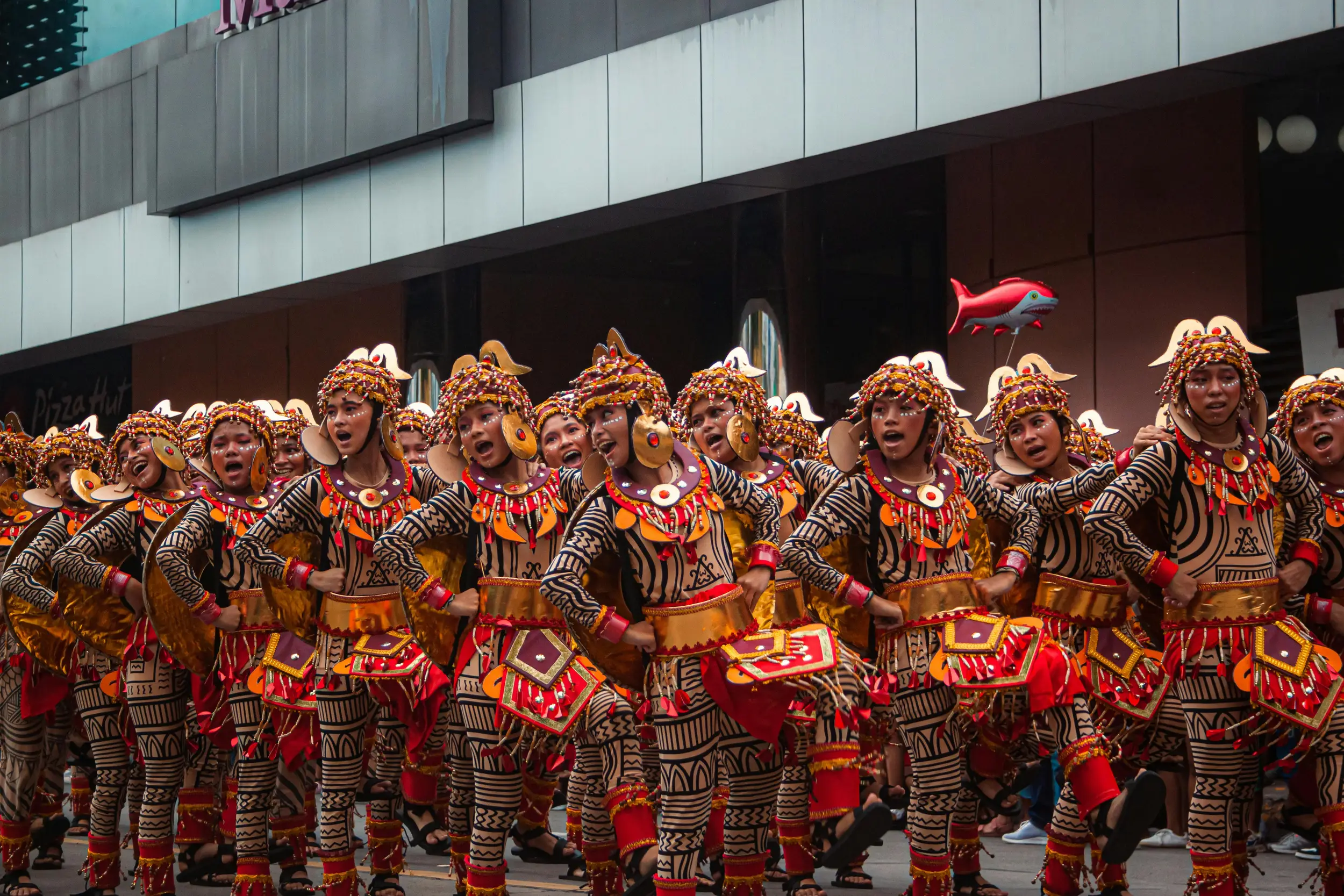 Vibrant costumes and lively dances at the Sinulog Festival in Cebu.