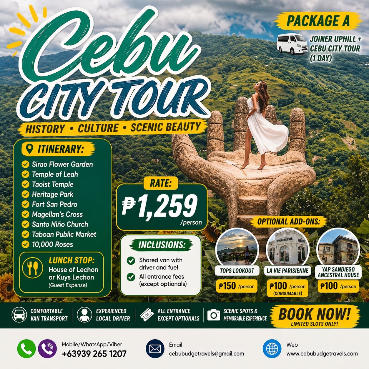 Historical Fort San Pedro, a must-visit site on a Cebu City tour.
